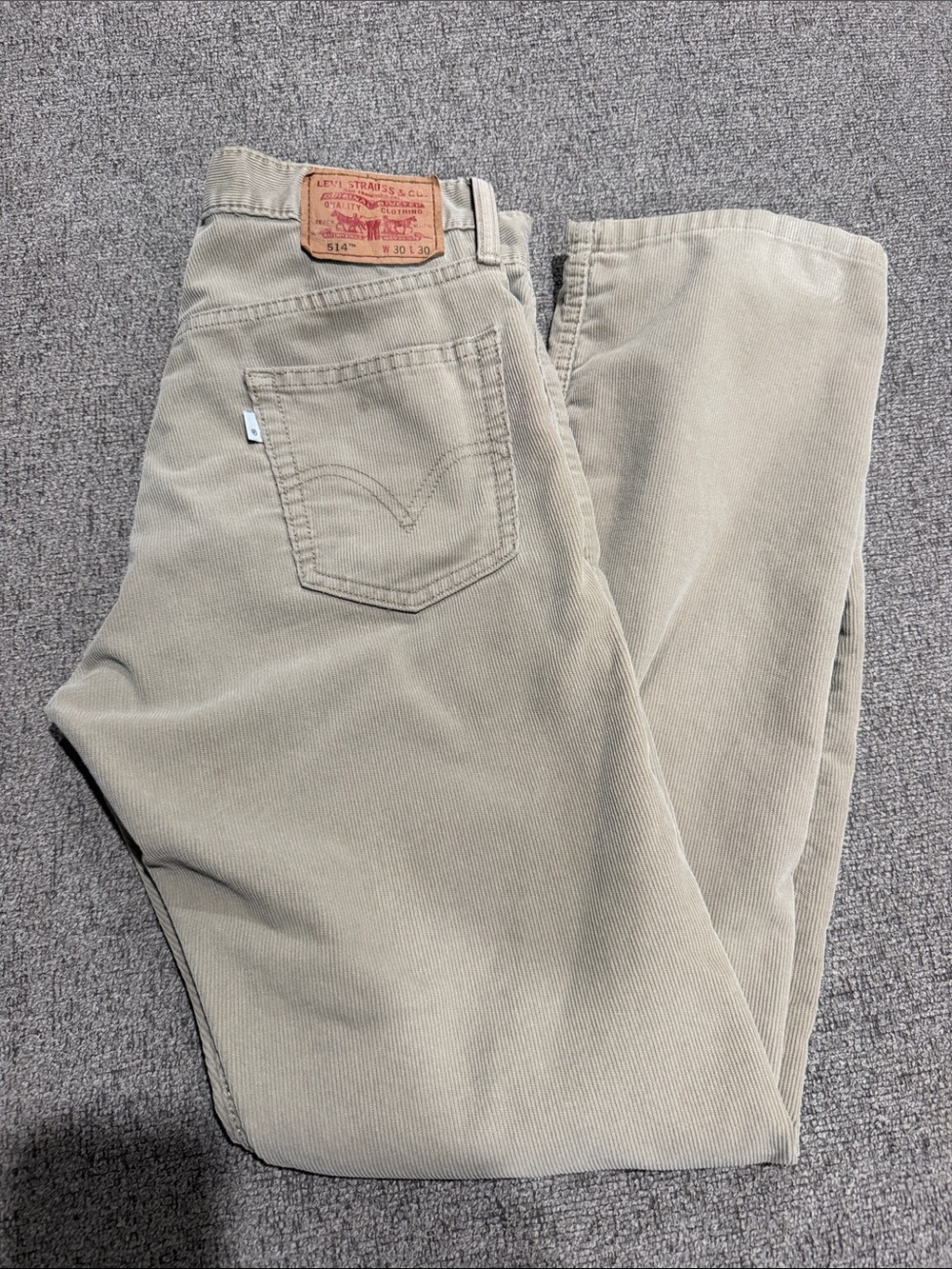 Levi's Men's Beige Corduroy Pants